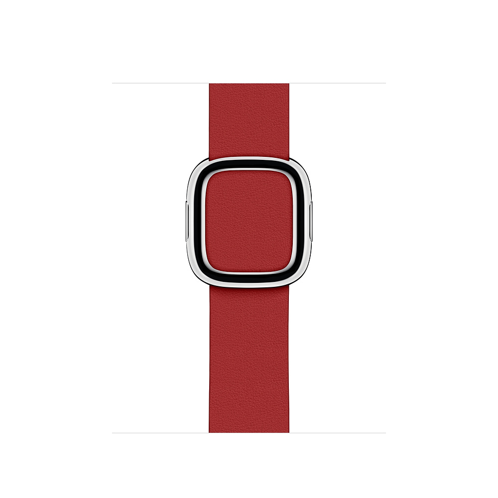 Apple modernes Lederarmband für Watch 40mm rot L