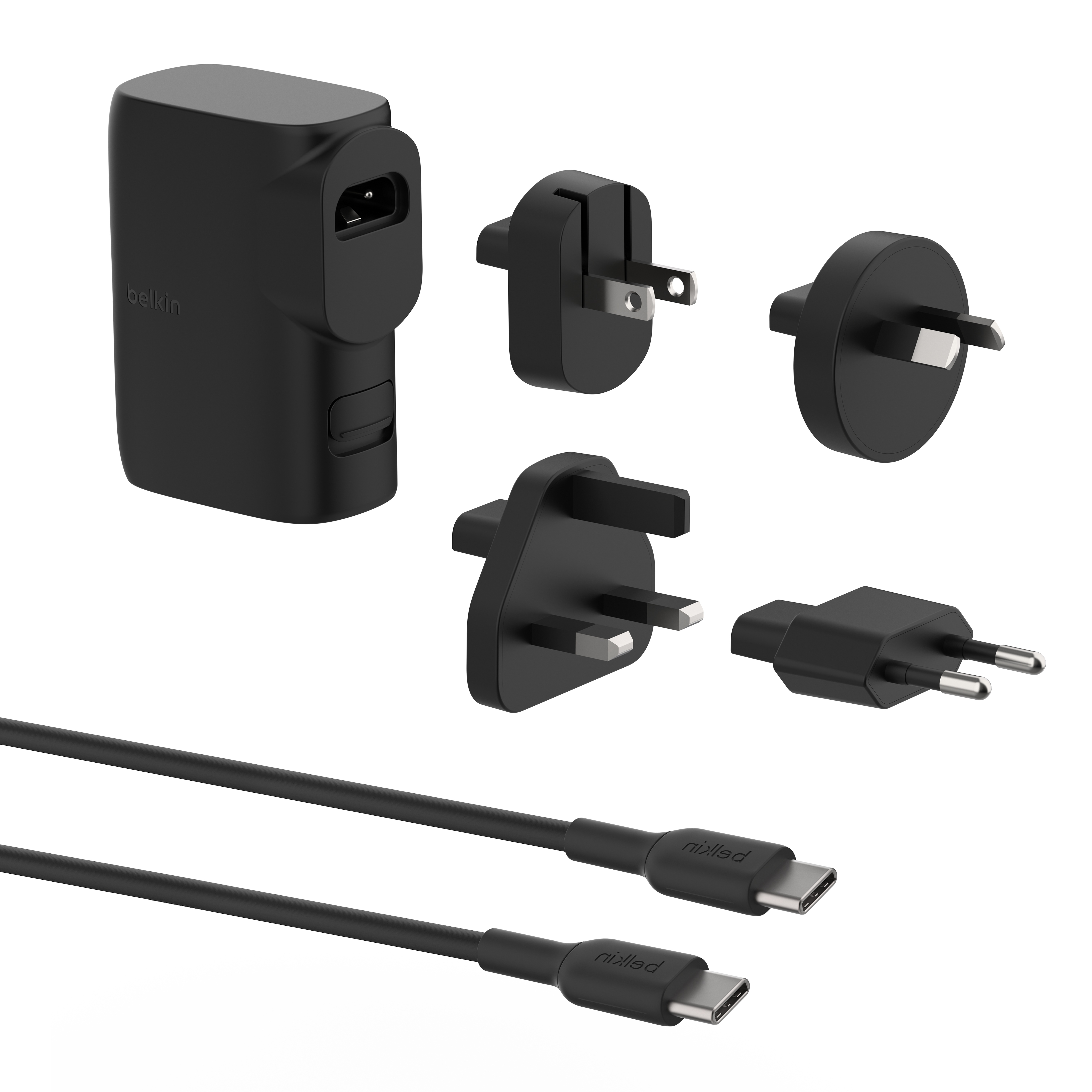 Belkin Boost Charge Hybrid Dual USB-C/ USB/A-Ladegerät (25 W)  schwarz