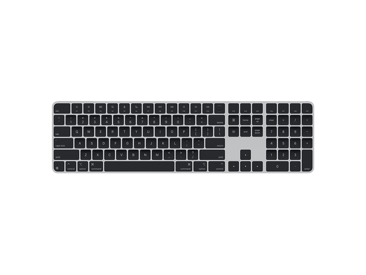 Apple Magic Keyboard mit Touch ID und Ziffernblock, US engl., schwarz