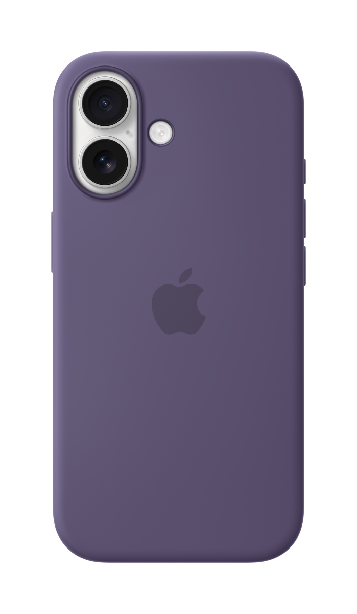 Apple Silikon Case iPhone 17 mit MagSafe (nebelviolett)