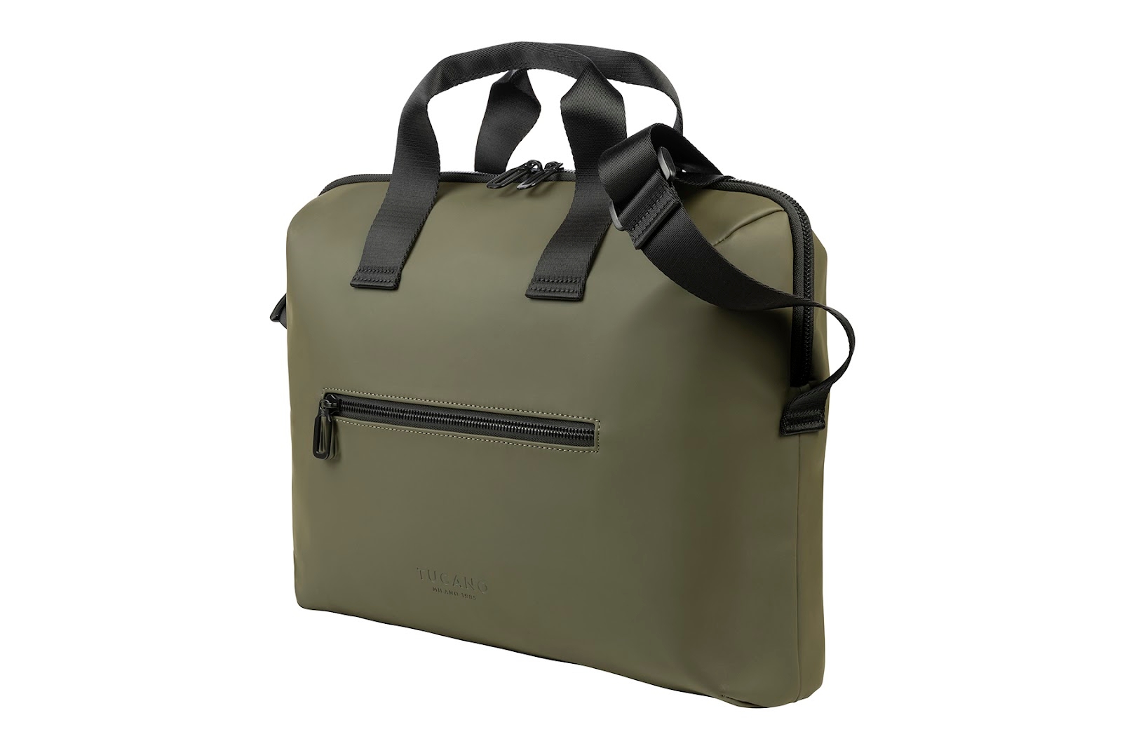 Tucano Gommo Laptoptasche f. Macbook Air 15", MacBook Pro 16" schlammgrün