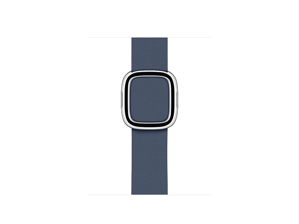 Apple modernes Lederarmband für Watch 40mm tiefseeblau S