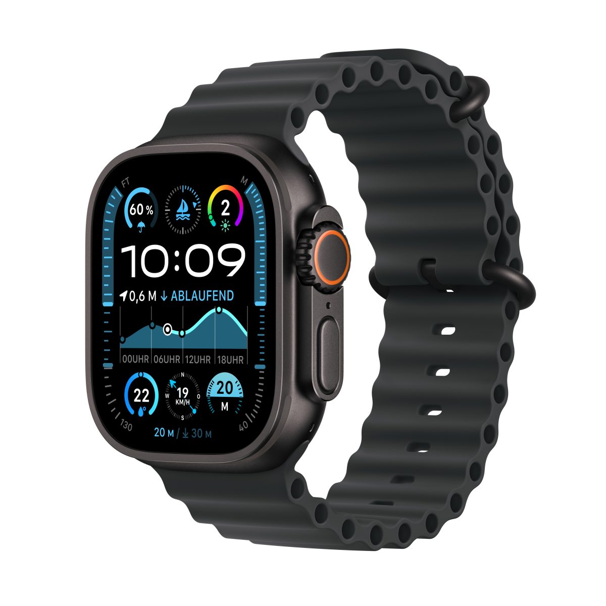 Apple Watch Ultra 2 mit Ocean Armband