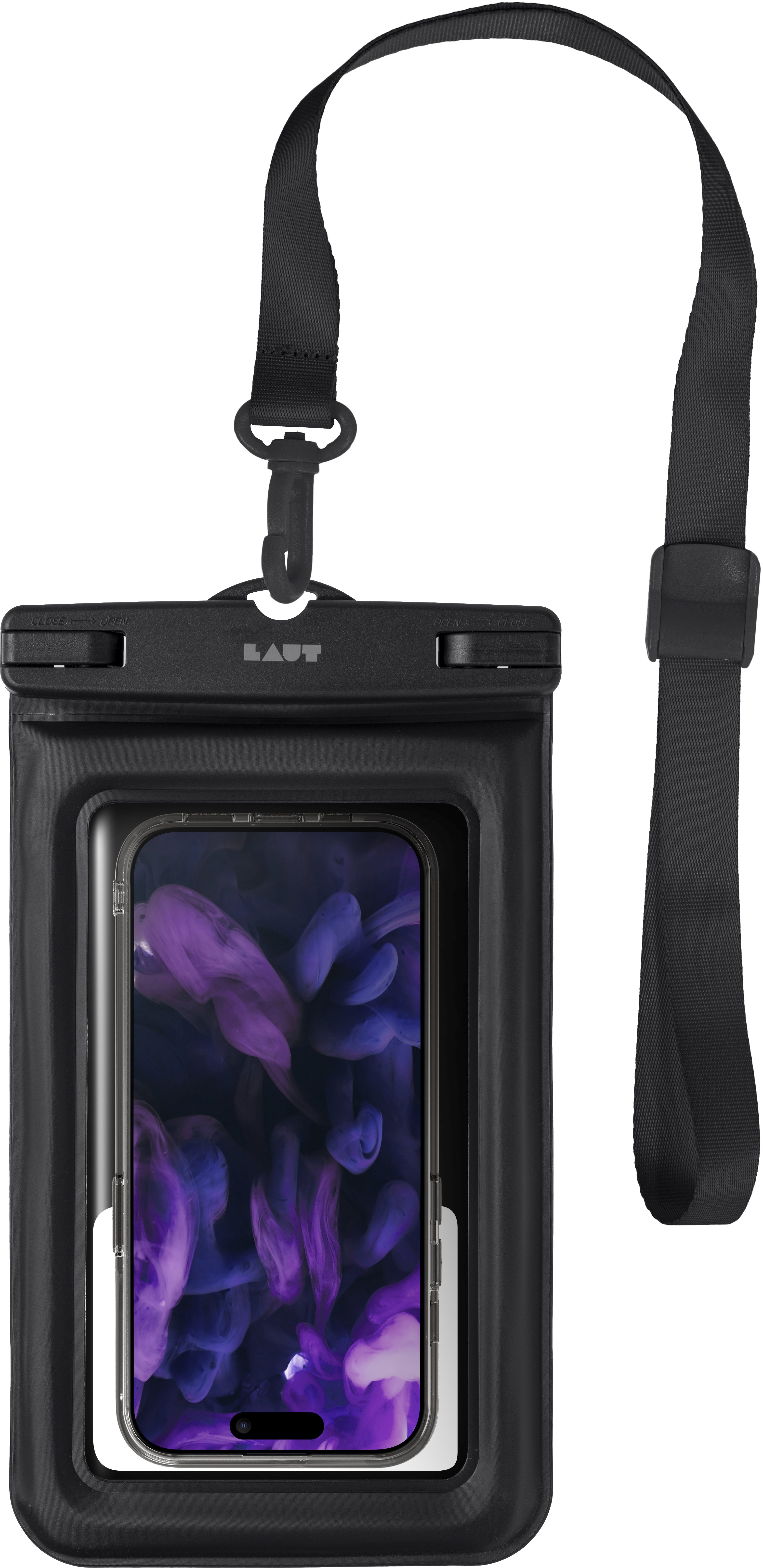 LAUT Pop Aqua iPhone and other smartphones under 6.7" Black