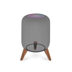 Balolo TriPod Max Holzstativ für Apple HomePod - nussbaum/ schwarz