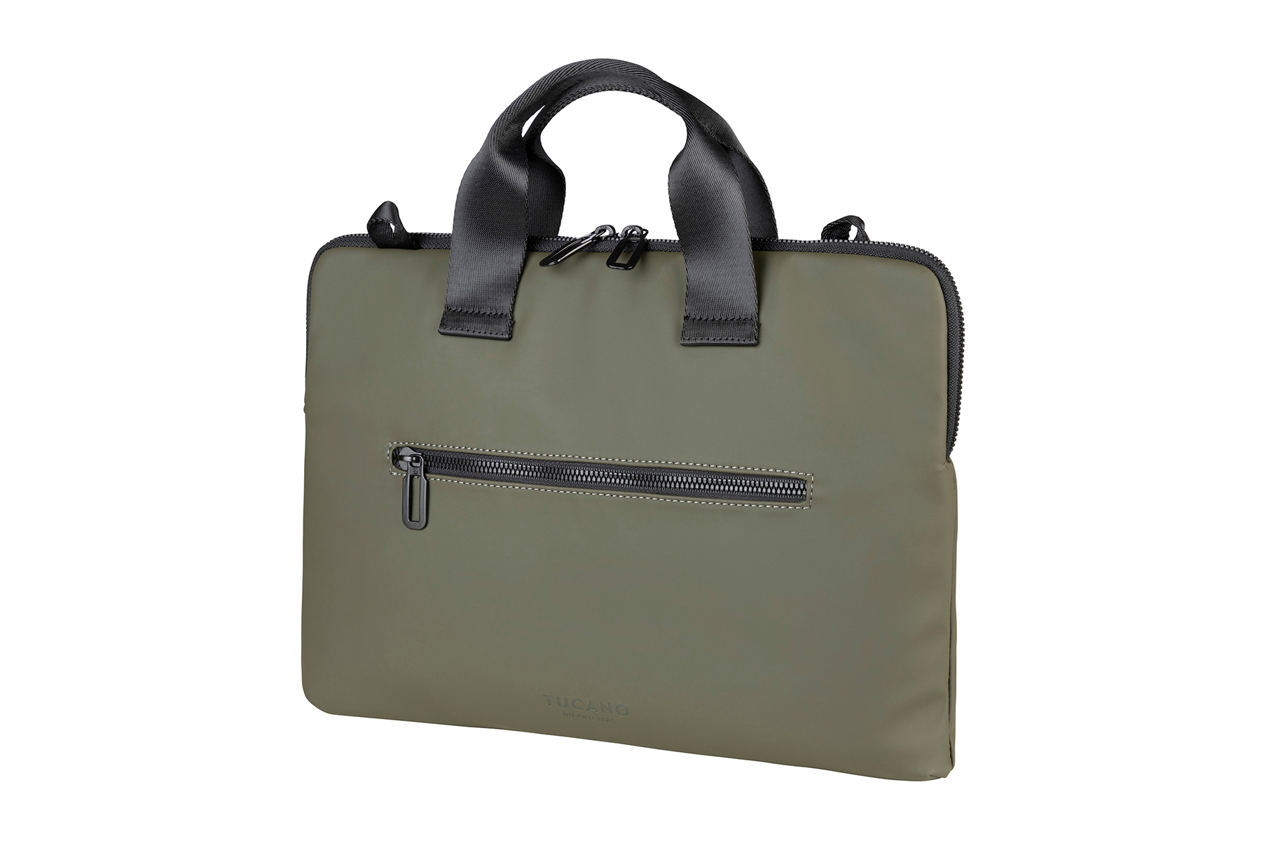 Tucano Gommo Slim Laptoptasche f. Macbook Air 15", MacBook Pro 14" schlammgrün