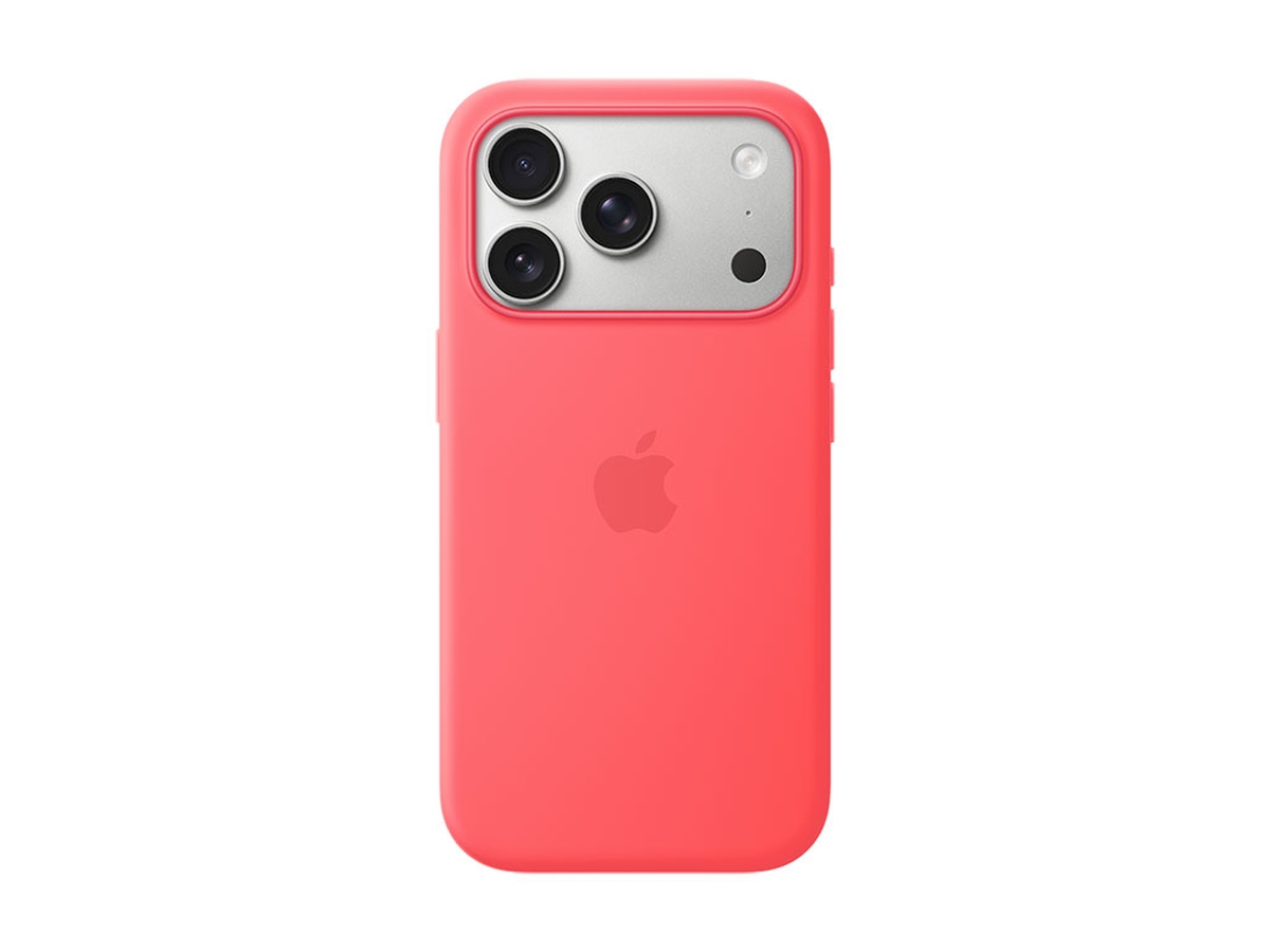 Apple Silikon Case iPhone 17 Pro mit MagSafe (guavepink)