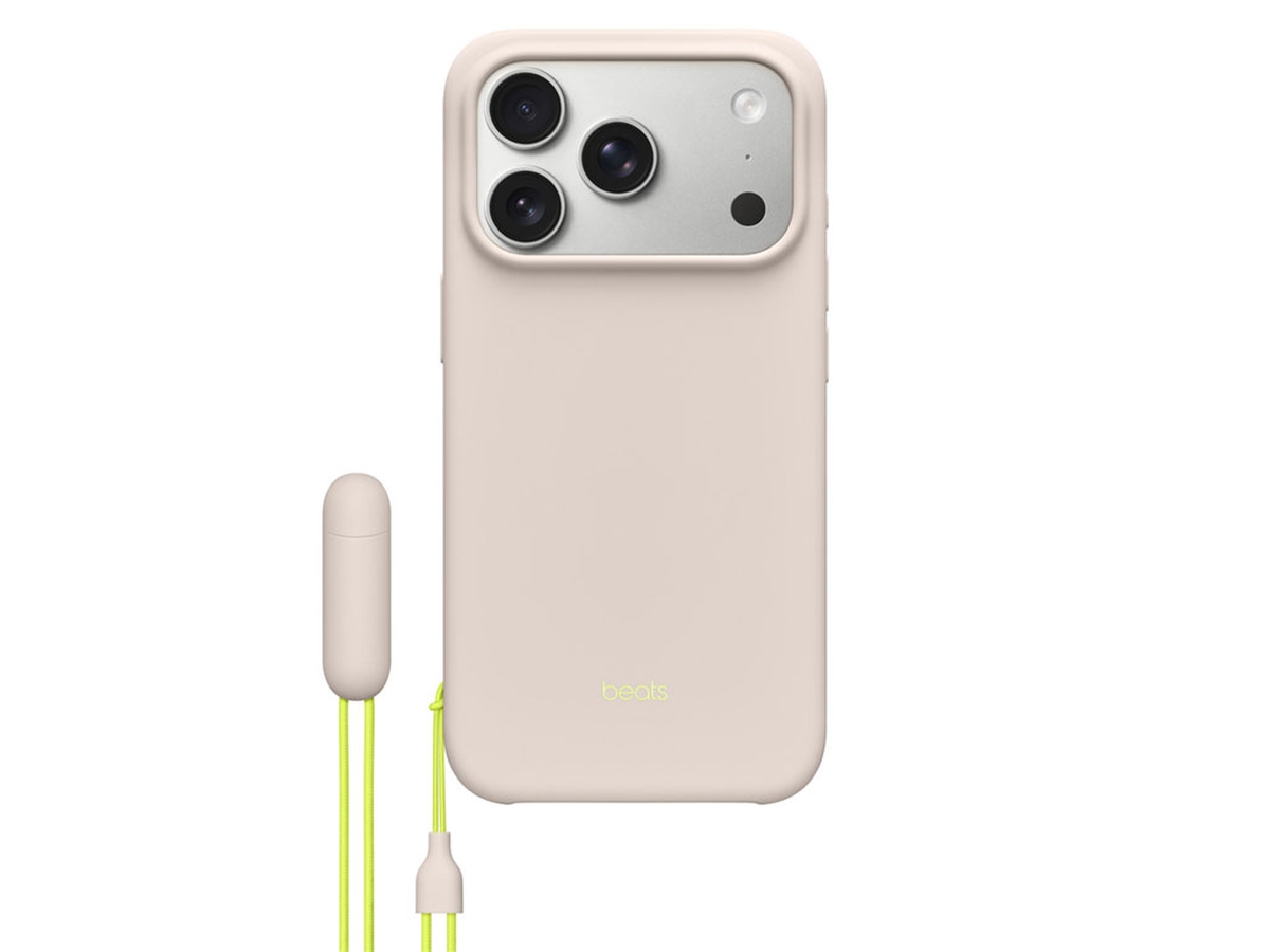 Apple Beats Kickstand Case iPhone 17 Pro mit MagSafe und Kamerast. (kalkstein)