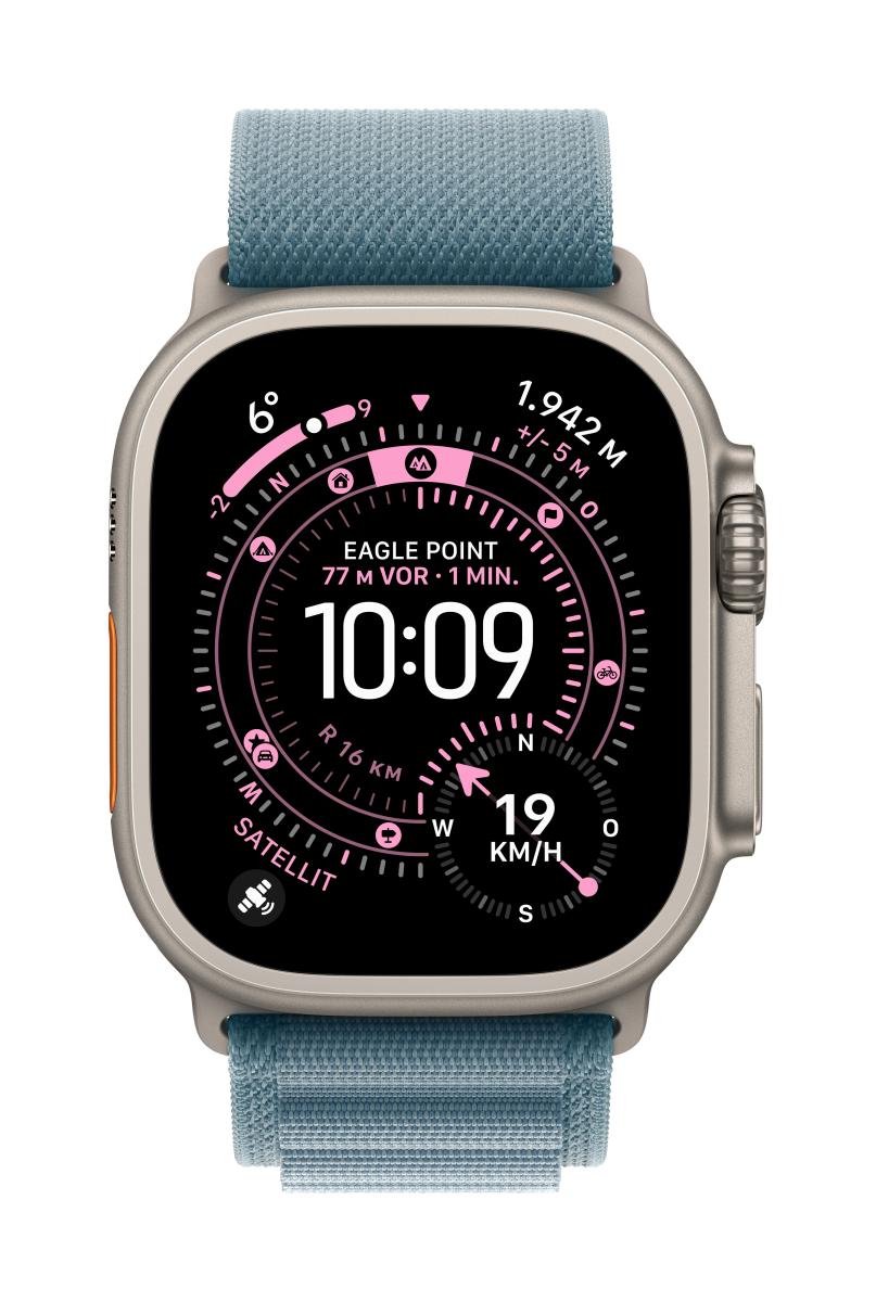 Apple Alpine Loop für Watch Ultra 49mm Natur (hellblau) S