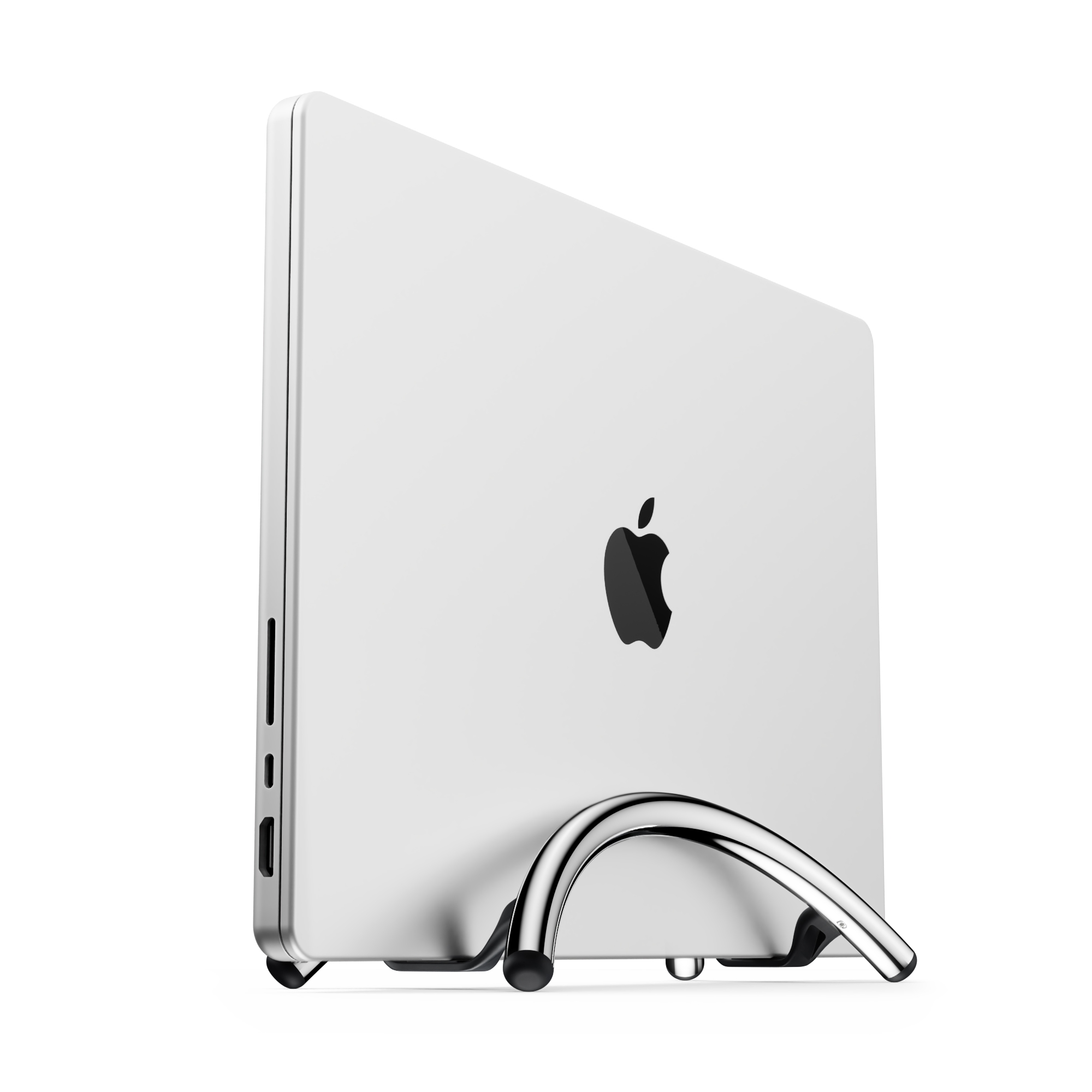 Twelve South - BookArc Flex Vertikaler Dekstop-Ständer für MacBook - Chrome