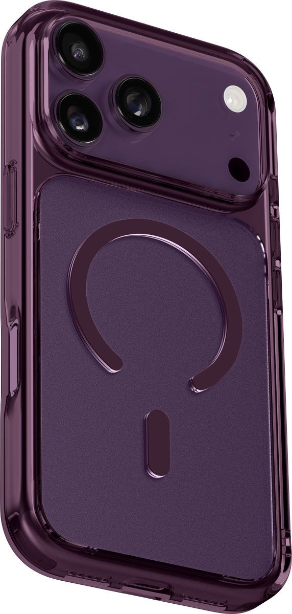 LAUT Crystal Fluro iPhone 18 Pro Plum Crystal