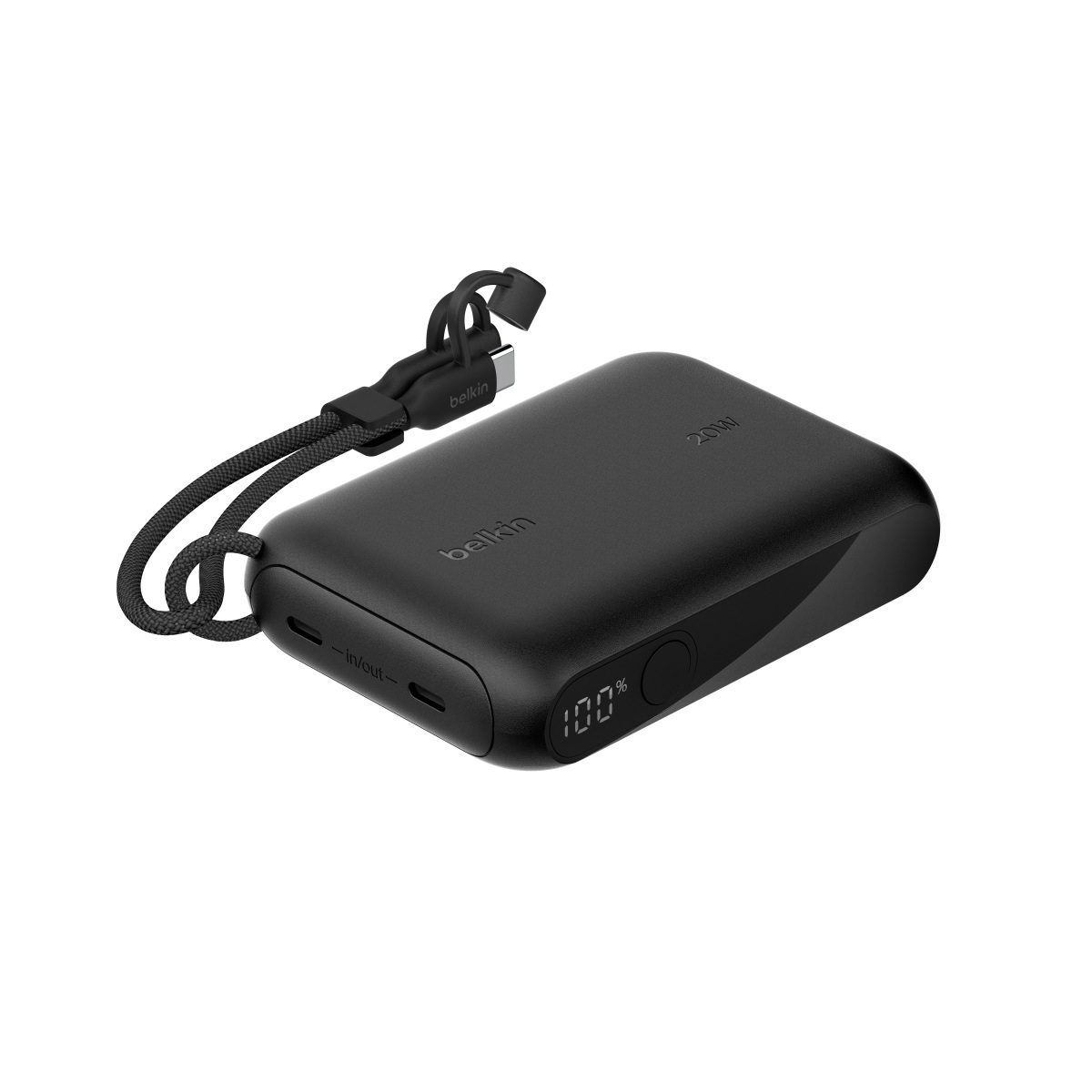 Belkin Boost Charge Powerbank 10K mit Display - schwarz