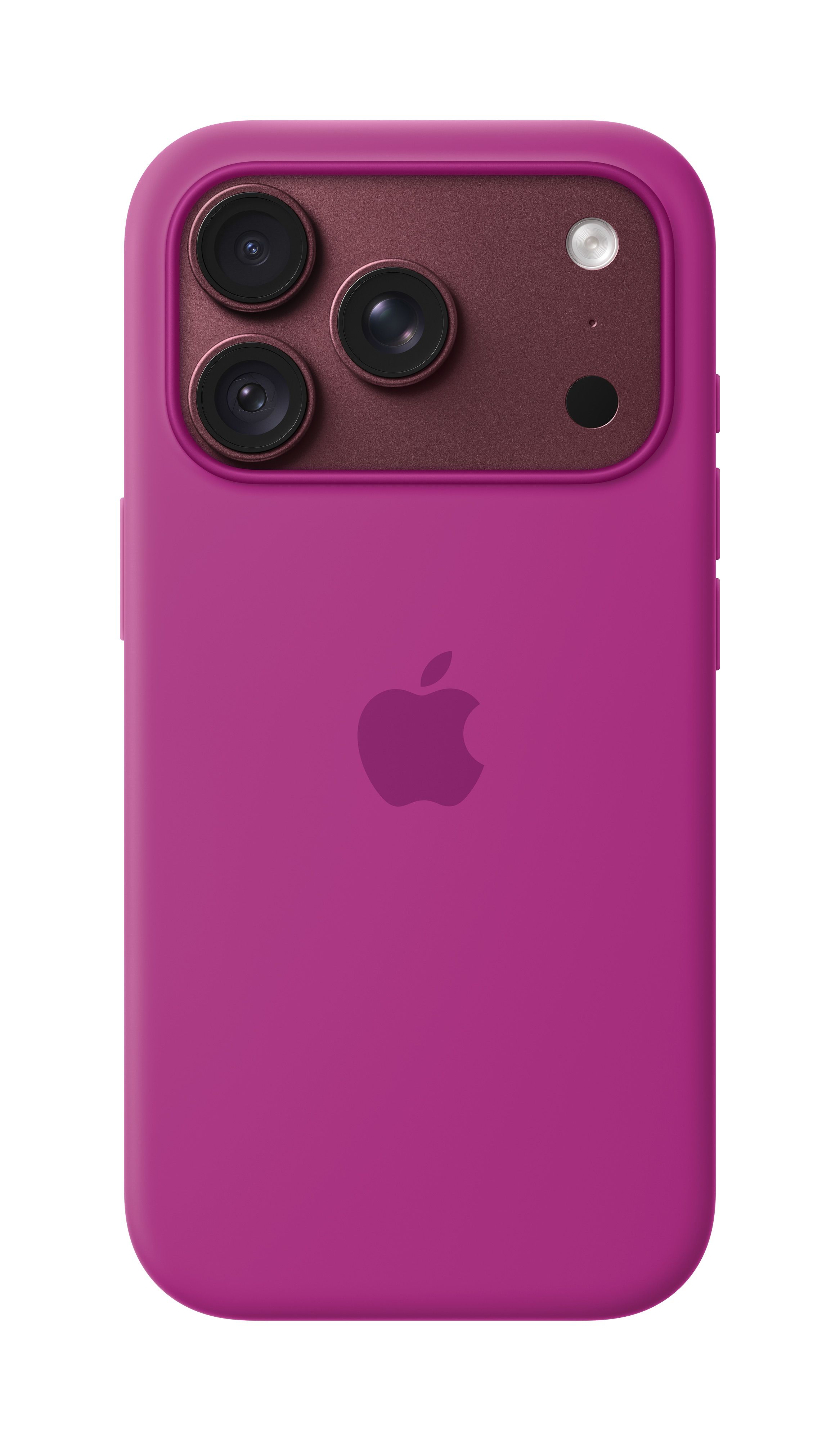Apple Silikon Case iPhone 18 Pro mit MagSafe (magenta)