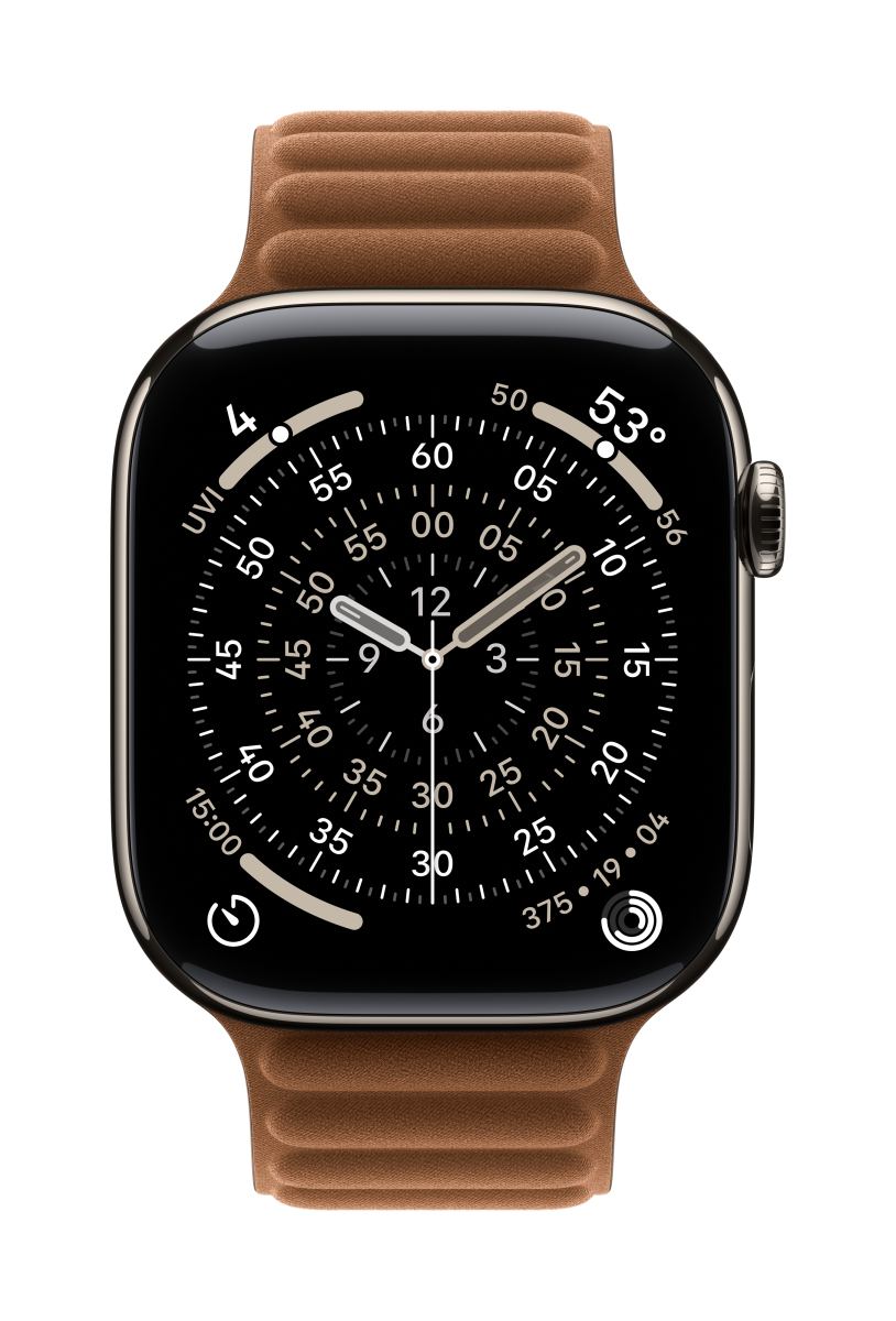 Apple Armband mit Magnetverschluss für Watch 46mm (karamell) S/M