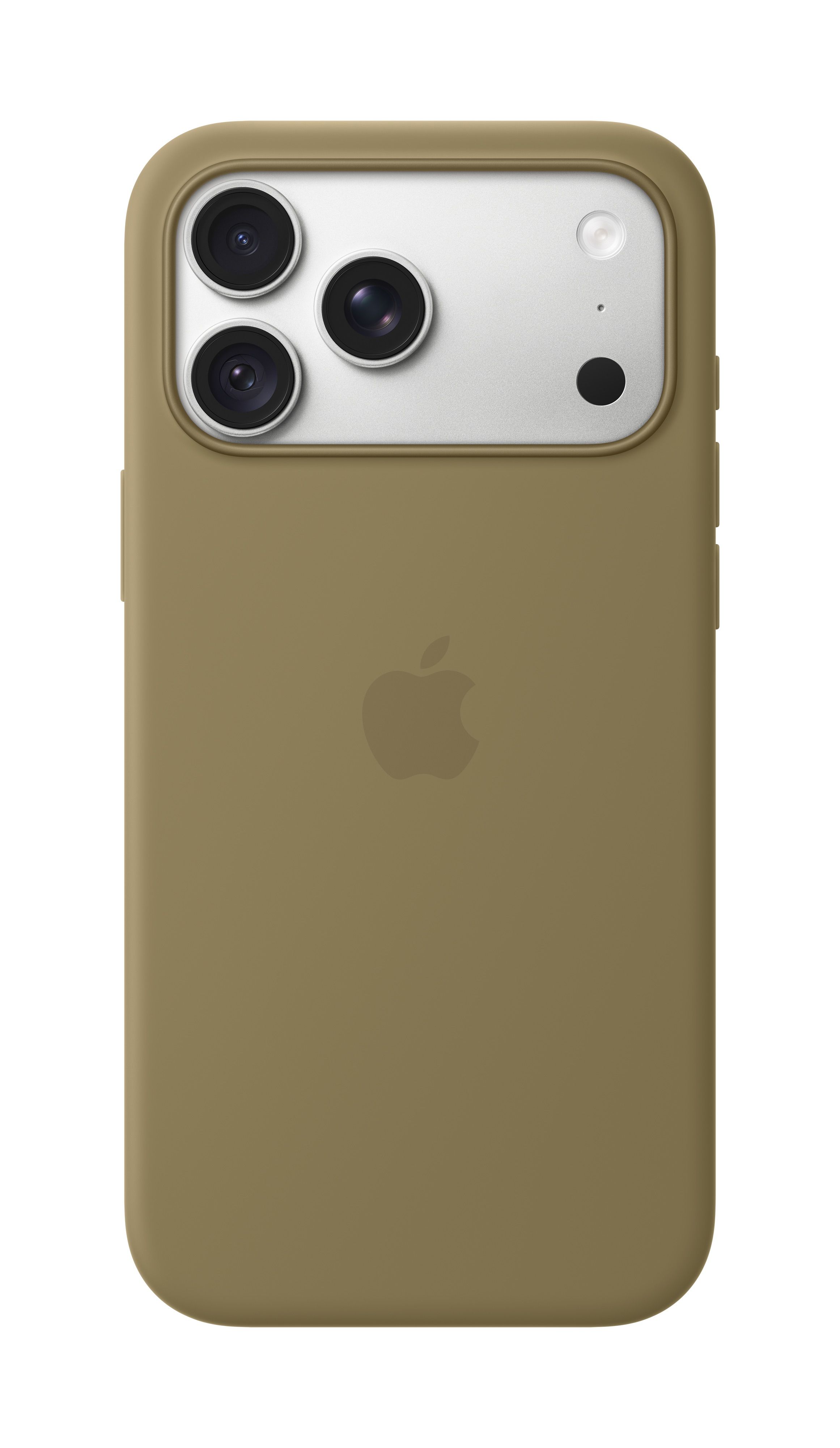 Apple Silikon Case iPhone 18 Pro Max mit MagSafe (oliv)