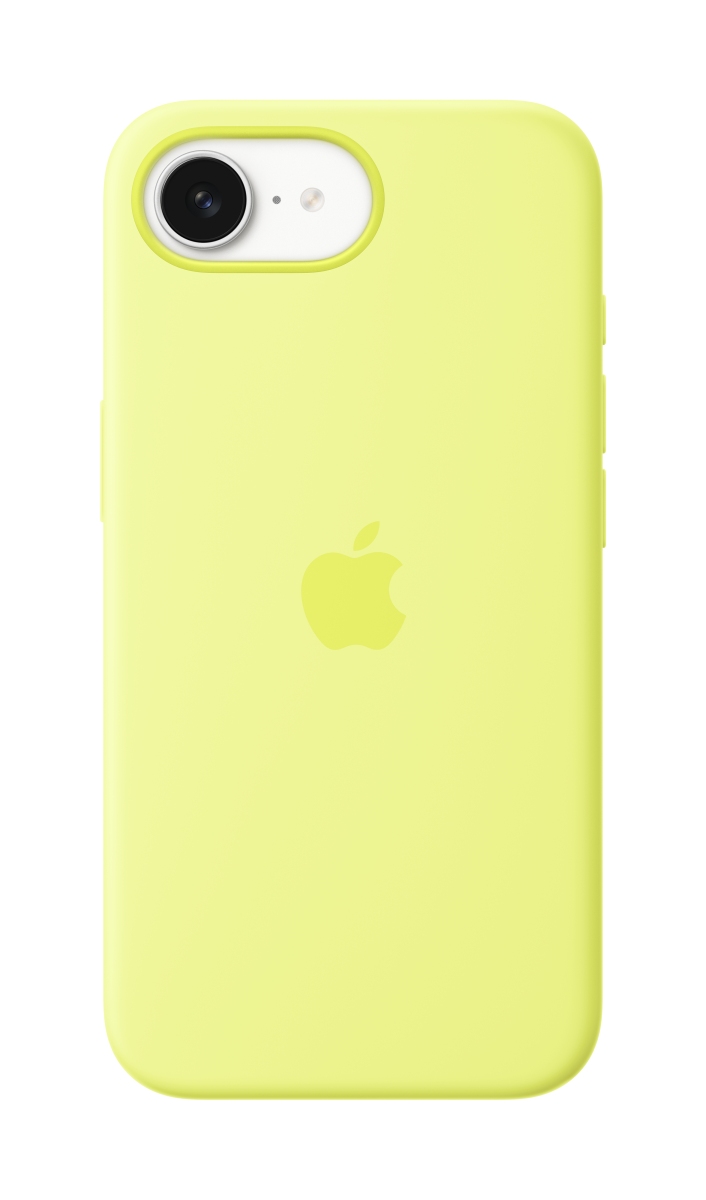 Apple Silikon Case iPhone 16e (neongelb)