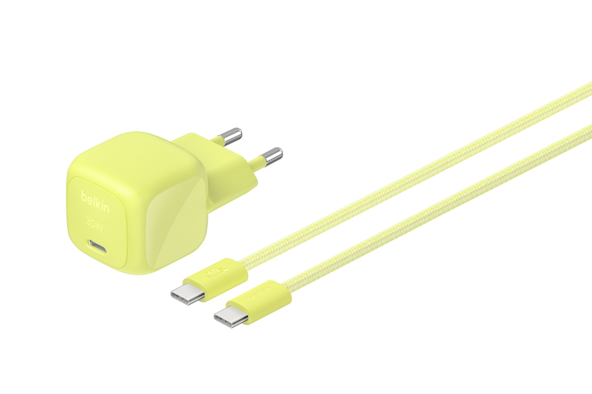 Belkin Boost Charge 30W USB PD Ladegerät mit PPS (citrus)