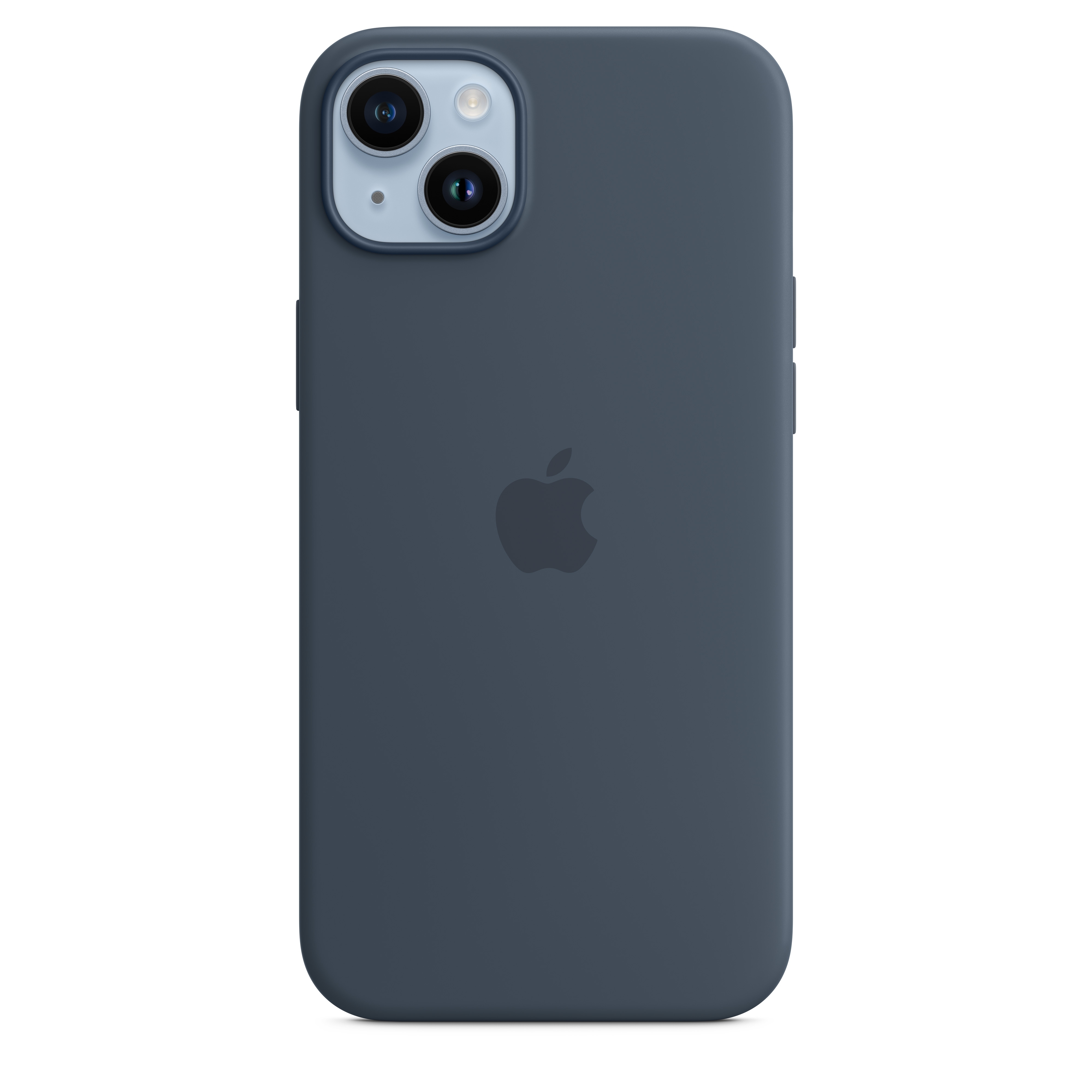 Apple Silikon Case iPhone 14 Plus mit MagSafe (sturmblau)