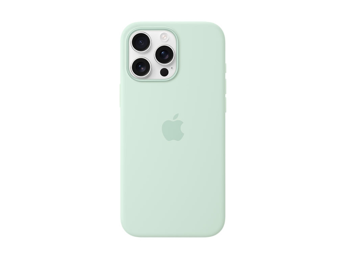 Apple Silikon Case iPhone 16 Pro Max mit MagSafe (aquamarin)