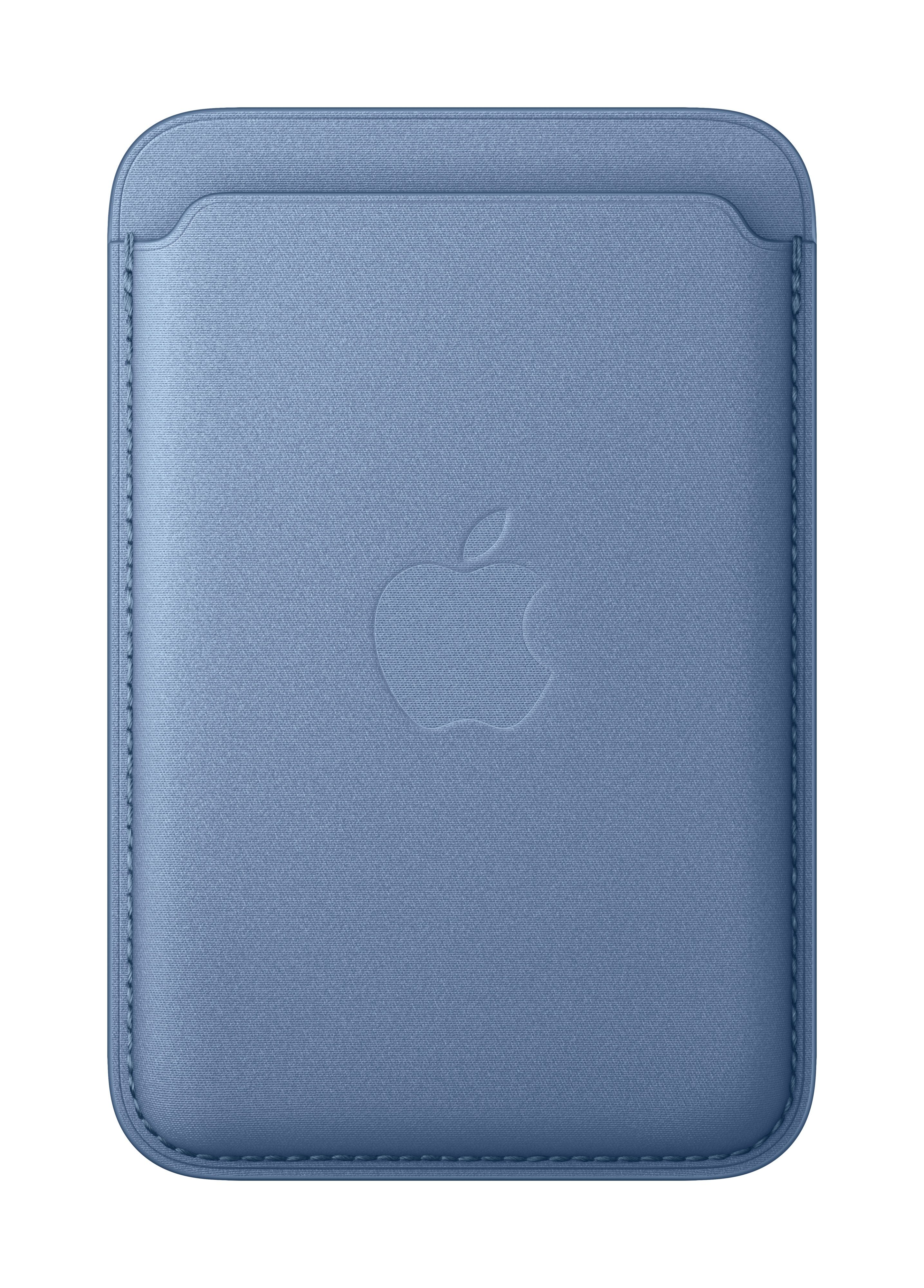 Apple iPhone Feingewebe Wallet mit MagSafe (hyazinthenblau)