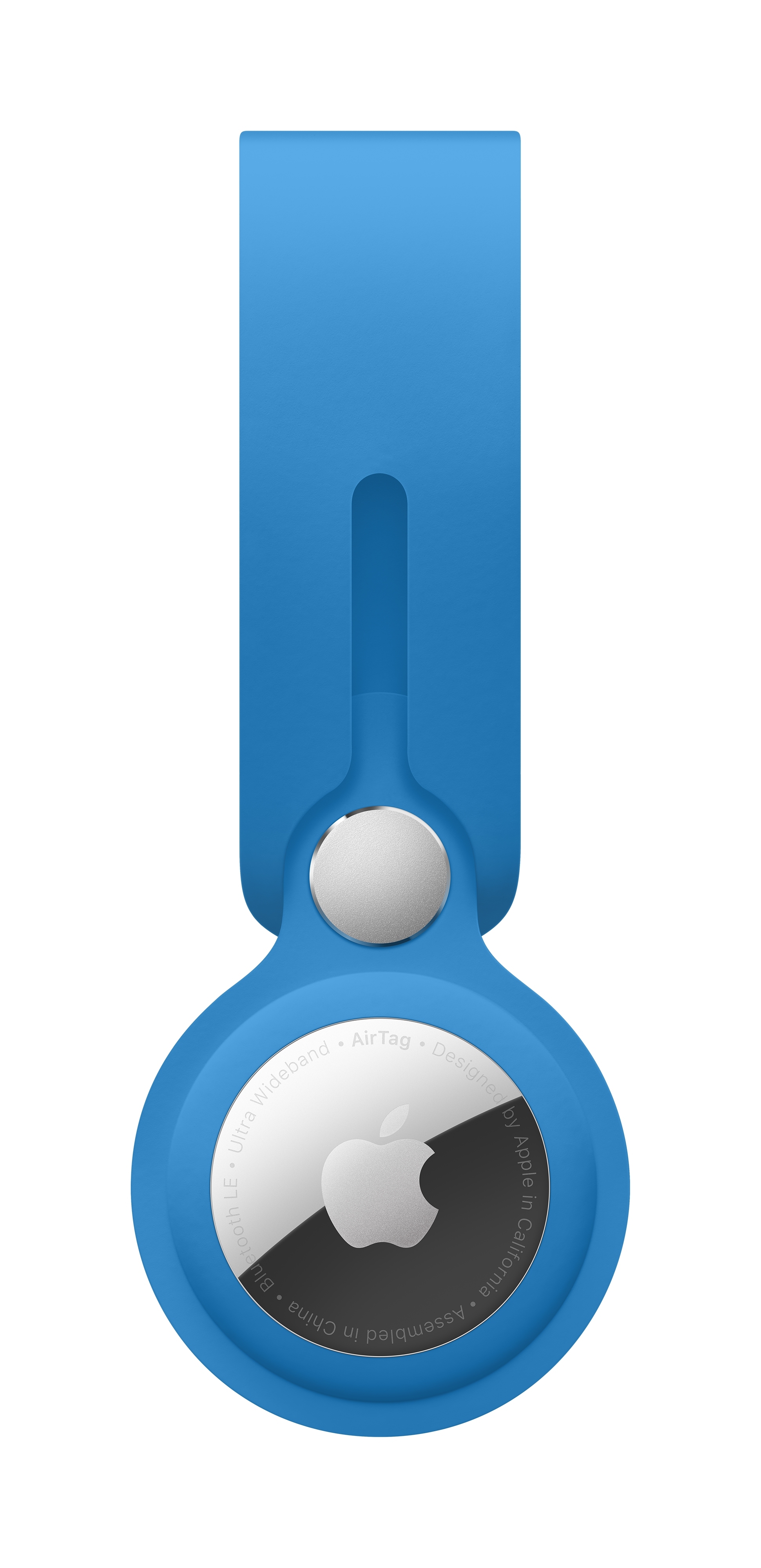 Apple AirTag Anhänger capriblau