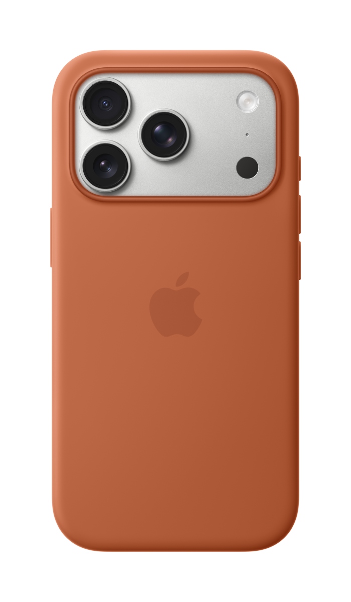 Apple Silikon Case iPhone 17 Pro mit MagSafe (terracotta)