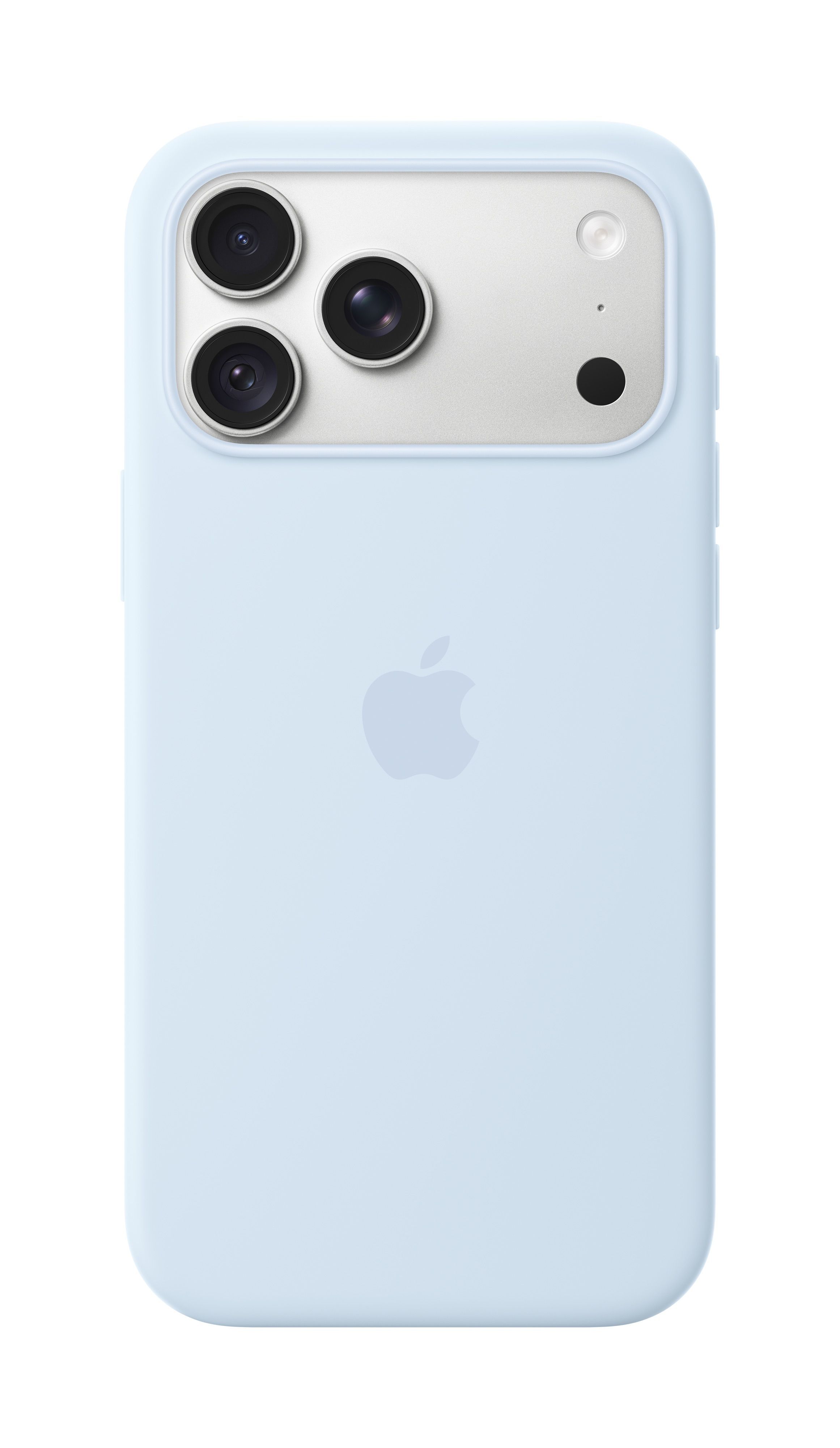 Apple Silikon Case iPhone 18 Pro Max mit MagSafe (klarblau)