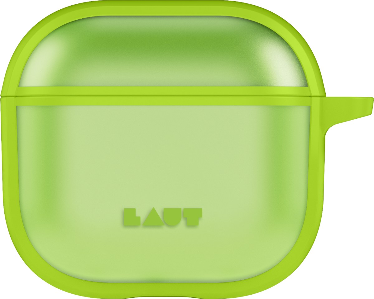 LAUT Huex Protect Apple AirPods 4th Gen. Neon Green