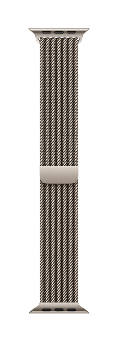 Apple Milanaise Armband für Watch 46mm (natur) S/M